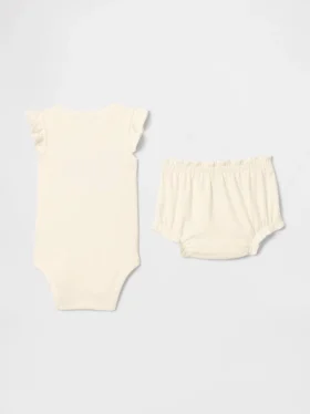 Conjunto de body con osito Supima® para bebés
