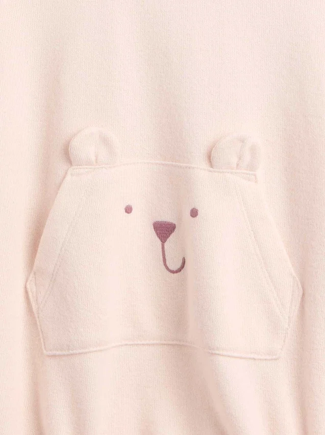 Conjunto de body y gorrito «Baby Softspun Bear Bubble»