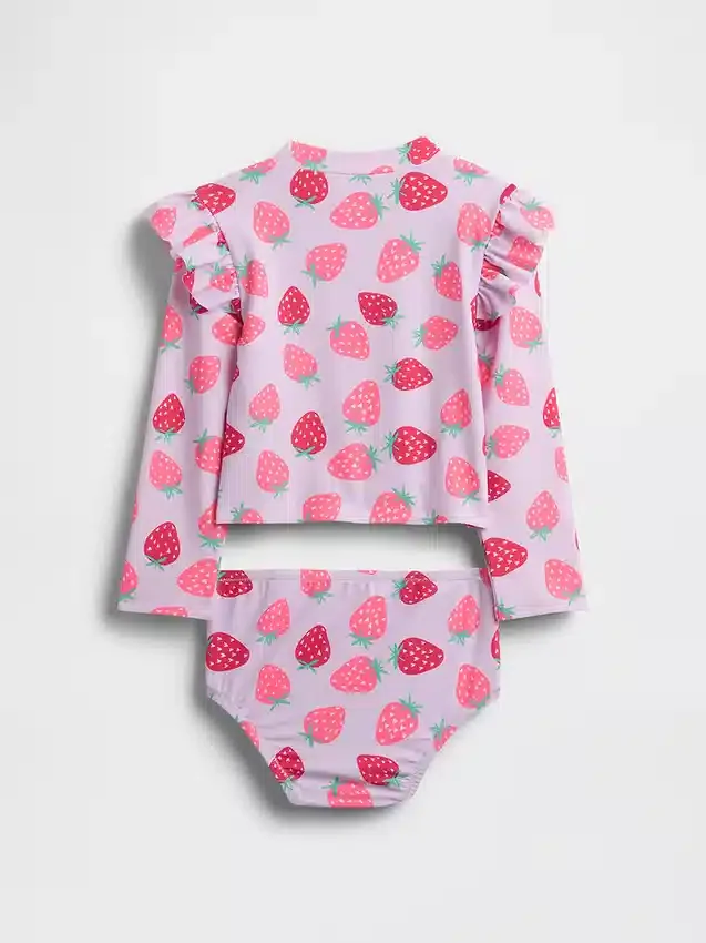 Conjunto de dos piezas de traje de baño con protección solar para Bebé y Niño