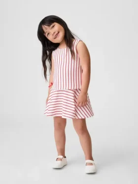 Conjunto de falda-pantalón con moño Vintagesoft para Bebé y Niño