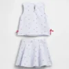 Conjunto de falda-pantalón con moño Vintagesoft para Bebé y Niño