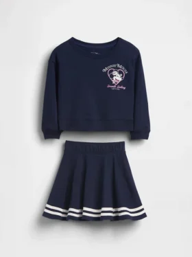 Conjunto de falda-pantalón de felpa Vintagesoft de GAP × Disney para Bebés y Niños