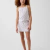Conjunto de falda-pantalón de rizo para niños
