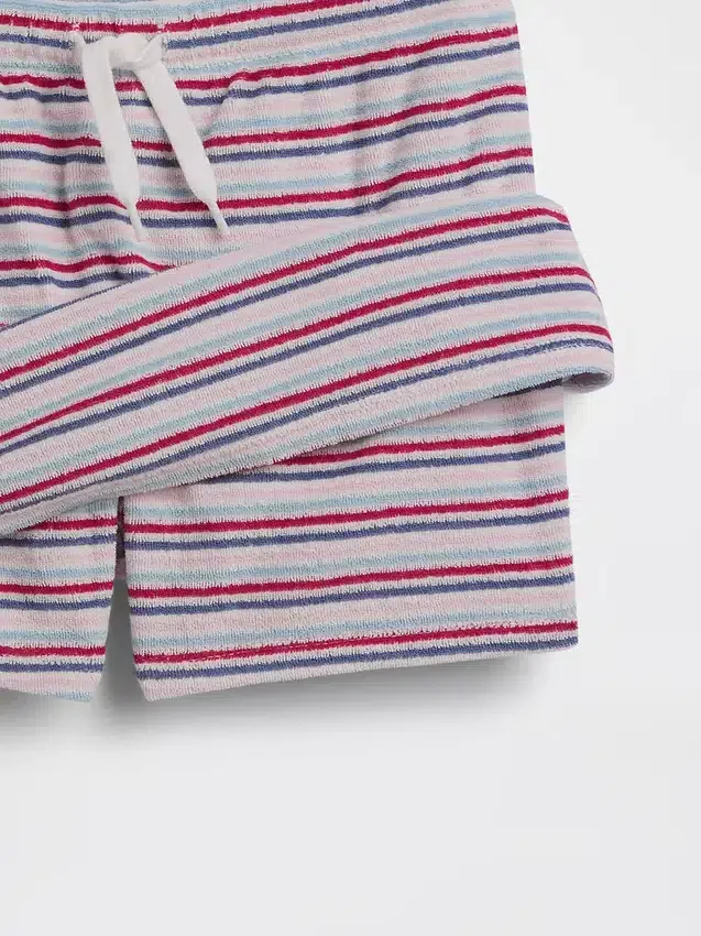 Conjunto de falda-pantalón de rizo para niños