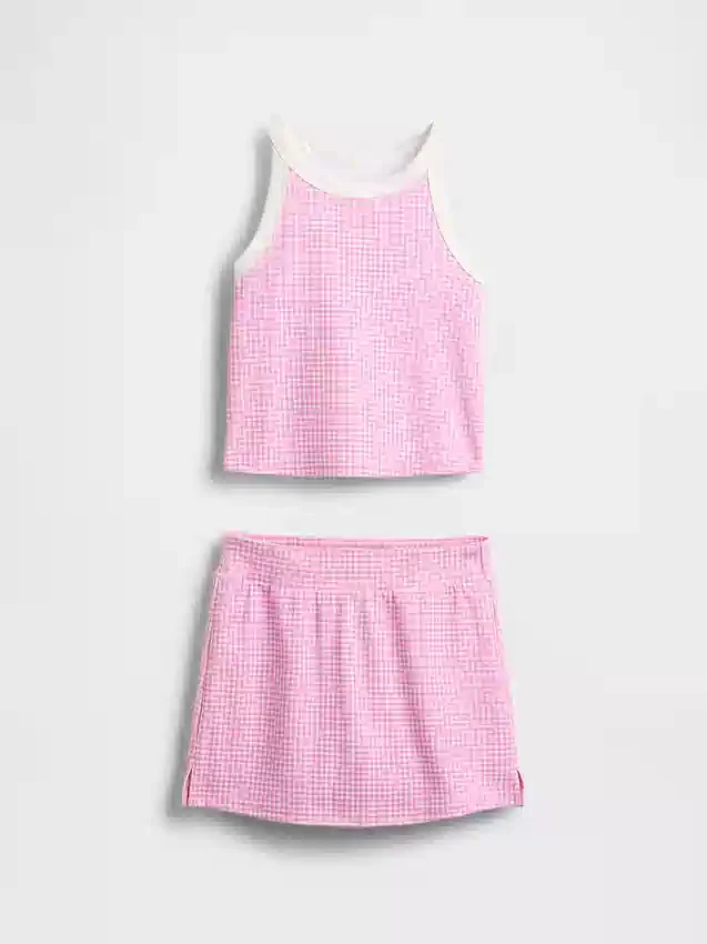Conjunto de falda-pantalón deportivo para niños
