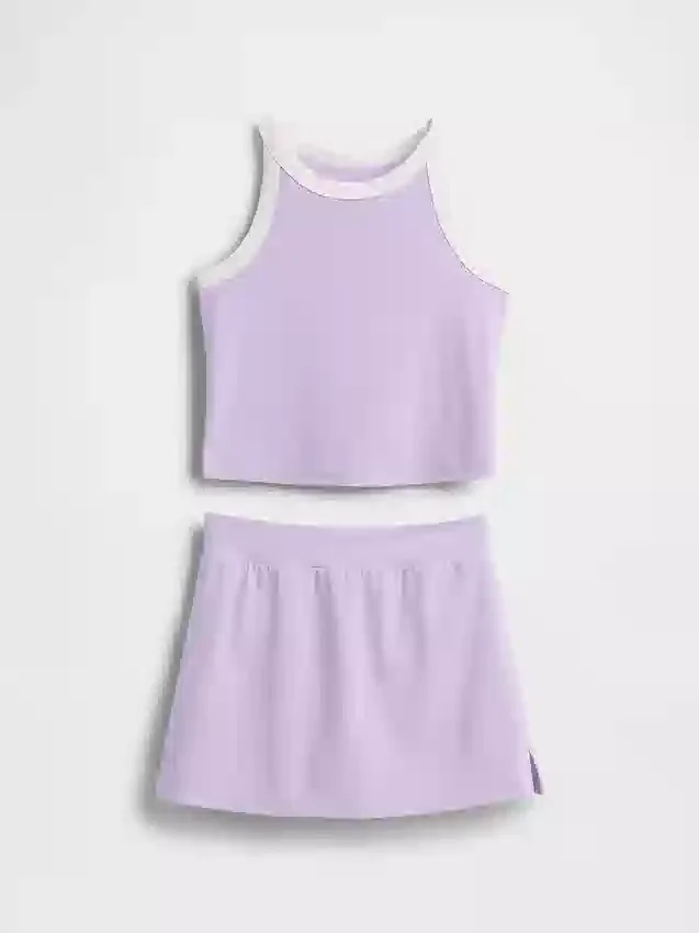 Conjunto de falda-pantalón deportivo para niños
