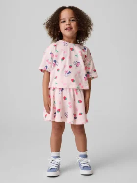 Conjunto de falda-pantalón para bebés y niños de GAP × Disney