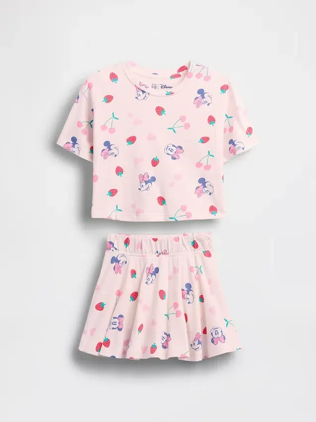 Conjunto de falda-pantalón para bebés y niños de GAP × Disney