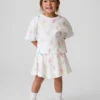 Conjunto de falda-pantalón para bebés y niños pequeños