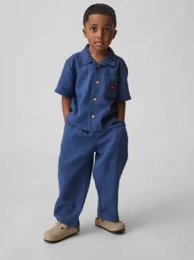Conjunto de gasa de algodón para bebés y niños pequeños