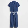 Conjunto de gasa de algodón para bebés y niños pequeños
