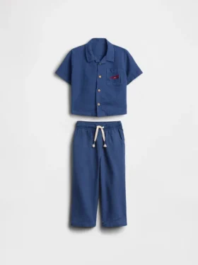 Conjunto de gasa de algodón para bebés y niños pequeños