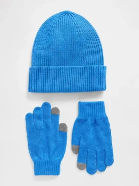 Conjunto de gorro y guantes para niños