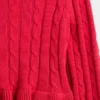 Conjunto de jerséu de punto trenzado para bebés y niños