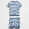 Conjunto de jerséu polo para bebé