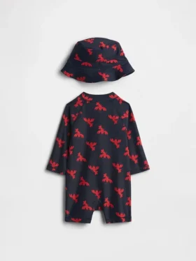 Conjunto de natación con camiseta protectora para bebé