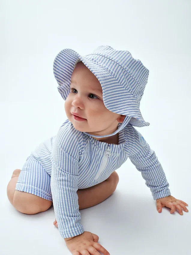 Conjunto de natación con camiseta protectora para bebé