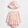 Conjunto de natación con camiseta protectora para bebé «Strawberry»