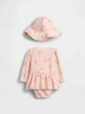 Conjunto de natación con camiseta protectora para bebé «Strawberry»