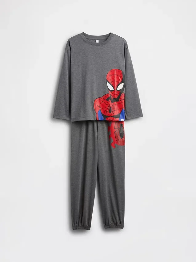 Conjunto de pijama con pantalones tipo jogger reciclados de Spider-Man para niños