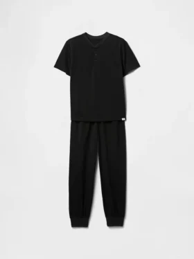Conjunto de pijama con pantalones tipo jogger reciclados para niños
