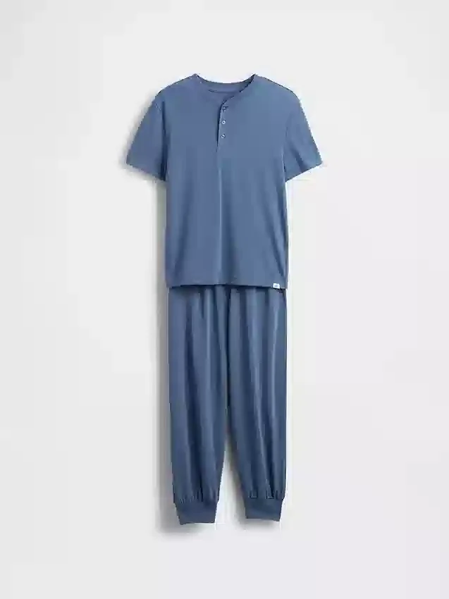 Conjunto de pijama con pantalones tipo jogger reciclados para niños