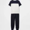 Conjunto de pijama con pantalones tipo jogger reciclados para niños