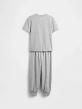 Conjunto de pijama con pantalones tipo jogger reciclados para niños