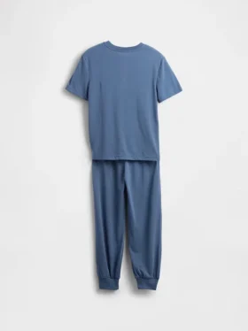 Conjunto de pijama con pantalones tipo jogger reciclados para niños