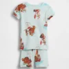 Conjunto de pijama corto de algodón orgánico cepillado GAP × Disney para Bebé y Niño
