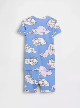 Conjunto de pijama corto de algodón orgánico cepillado GAP × Disney para Bebé y Niño