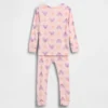 Conjunto de pijama de algodón cepillado orgánico de Barrio Sésamo para Bebé y Niño