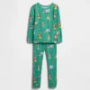 Conjunto de pijama de algodón cepillado orgánico de Winnie the Pooh para bebés y niños