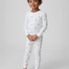Conjunto de pijama de algodón cepillado orgánico de Winnie the Pooh para bebés y niños