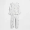 Conjunto de pijama de algodón cepillado orgánico de Winnie the Pooh para bebés y niños