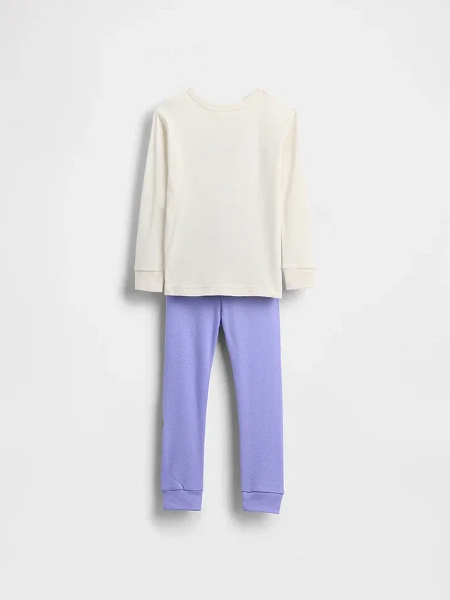 Conjunto de pijama de algodón cepillado orgánico «Wicked» para Bebé y Niño