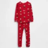 Conjunto de pijama de algodón orgánico cepillado de Elmo de Barrio Sésamo para Bebé y Niño