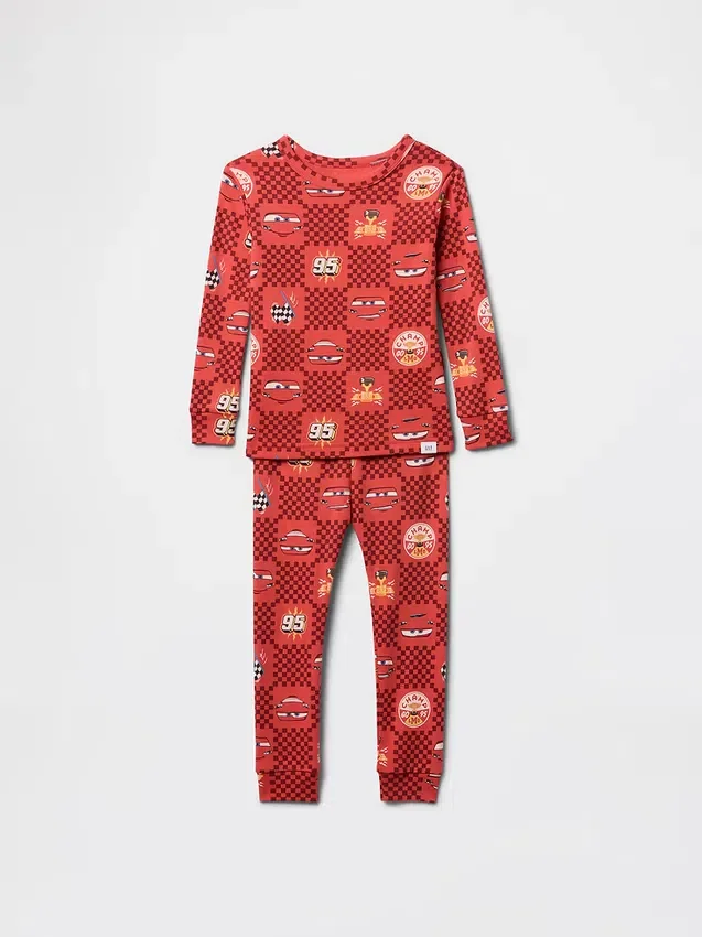 Conjunto de pijama de algodón orgánico cepillado de GAP × Disney para Bebé y Niño con el tema de Cars