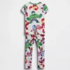 Conjunto de pijama de algodón orgánico cepillado de Marvel para Bebé y Niño