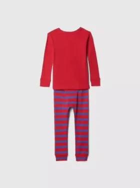 Conjunto de pijama de algodón orgánico cepillado de Marvel para Bebé y Niño