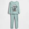 Conjunto de pijama de algodón orgánico cepillado de Star Wars para Bebé y Niño