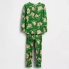 Conjunto de pijama de algodón orgánico cepillado de Star Wars para Bebé y Niño