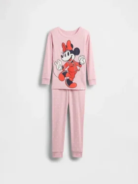 Conjunto de pijama de algodón orgánico cepillado GAP × Disney para Bebé y Niño
