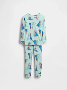 Conjunto de pijama de algodón orgánico cepillado GAP × Disney para Bebé y Niño