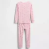 Conjunto de pijama de algodón orgánico cepillado GAP × Disney para Bebé y Niño