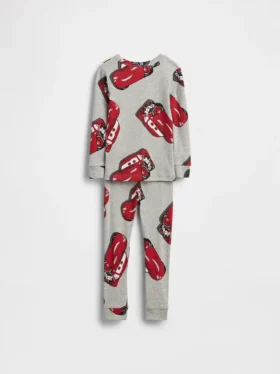 Conjunto de pijama de algodón orgánico cepillado GAP × Disney para Bebé y Niño