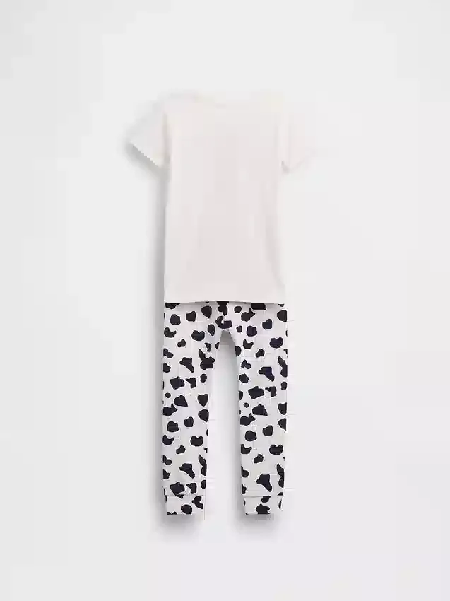 Conjunto de pijama de algodón orgánico cepillado GAP × Disney para Bebé y Niño