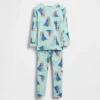 Conjunto de pijama de algodón orgánico cepillado GAP × Disney para Bebé y Niño