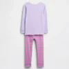 Conjunto de pijama de algodón orgánico cepillado GAP × Disney para Bebé y Niño