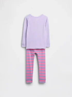 Conjunto de pijama de algodón orgánico cepillado GAP × Disney para Bebé y Niño